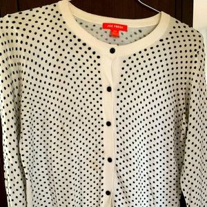 Joe Fresh polka dot cardigan
